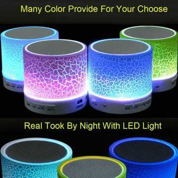 🔊 Mini Bluetooth “Dancing Light” Speaker