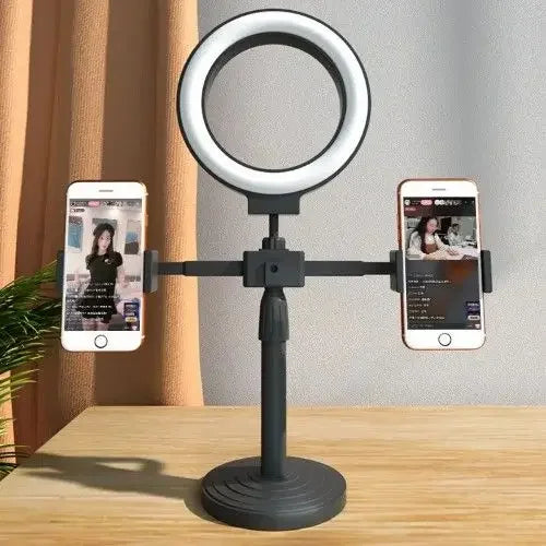 Ring Light with Dual Phone Holder